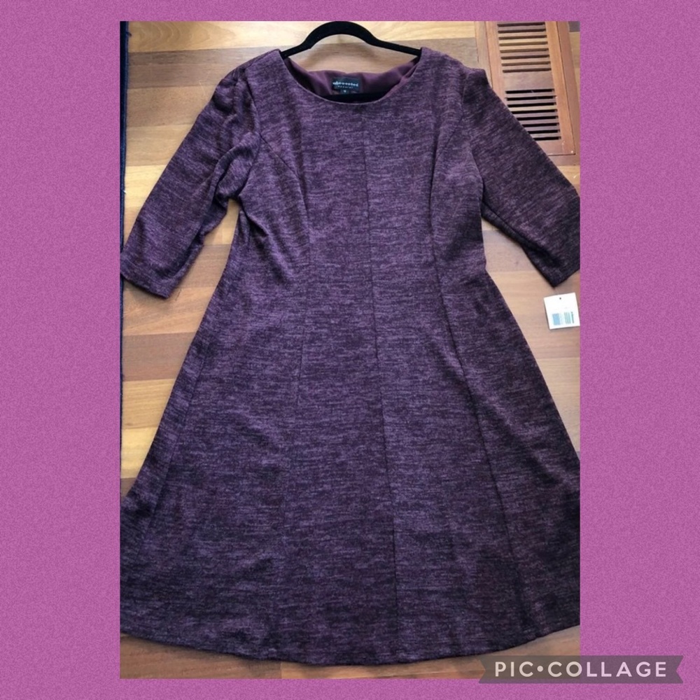 NWT Stretchy knit fit/flare dress